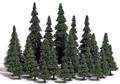 Ели с корневыми ножками 24шт Busch НО (9779)